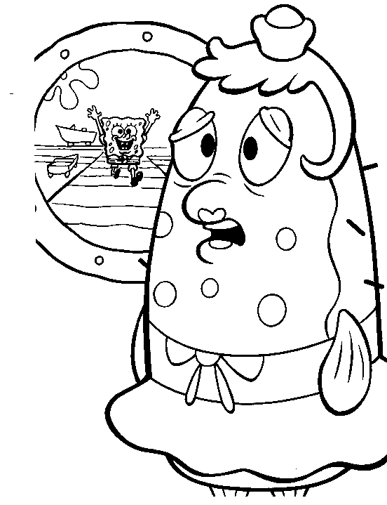 Sponge Bob kolorowanki